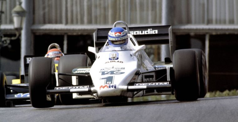 WATCH: The 1983 Monaco winning Williams car returns to the track!