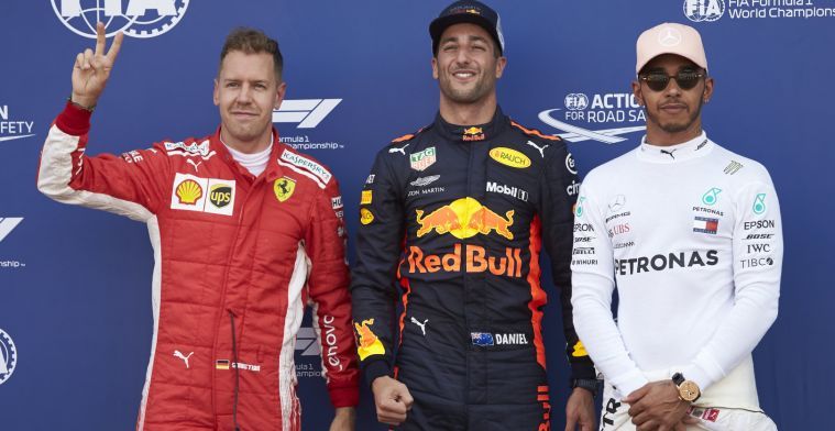 Hamilton enjoying three-team battle for title