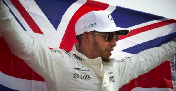 Lewis Hamilton wishes England football all the best