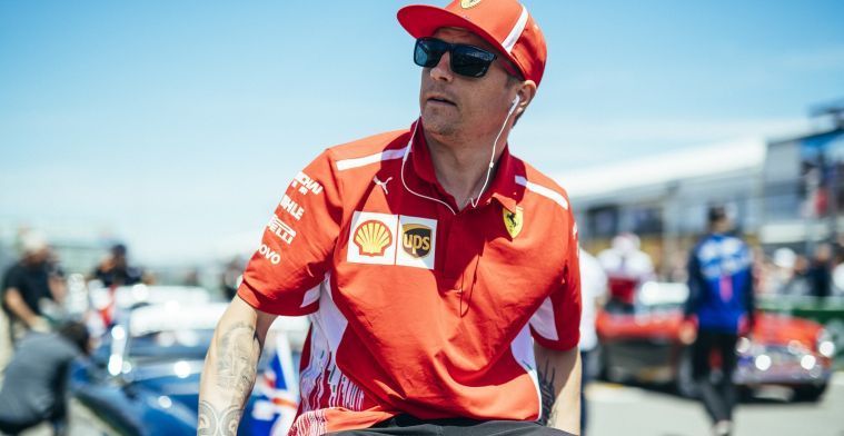 Raikkonen defends Ferrari for second pit-stop