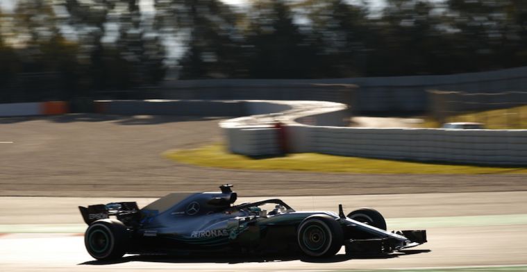 George Russell tops final day of testing for Mercedes