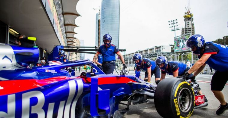 Toro Rosso behind expectations because of update issues