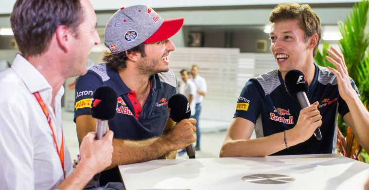 Sainz on Kvyat: I knew he'd come back to F1 one day