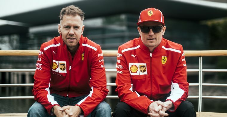 Vettel sad to see best teammate ever Raikkonen leave Ferrari