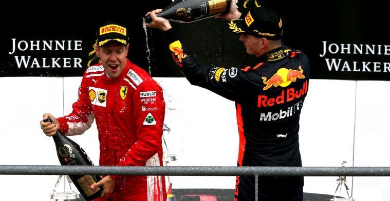Horner believes Verstappen is more talented than Vettel