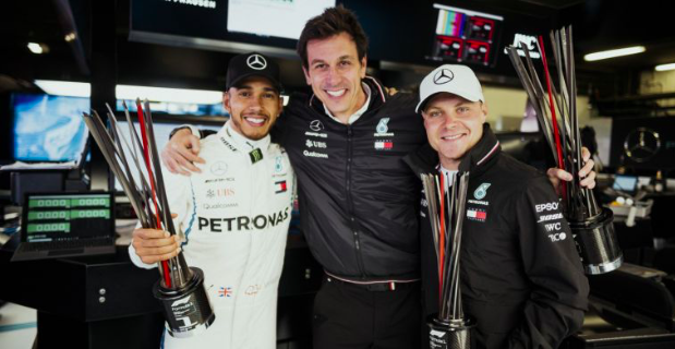 Hamilton thanks his wingman Valtteri Bottas following 5th F1 World title win