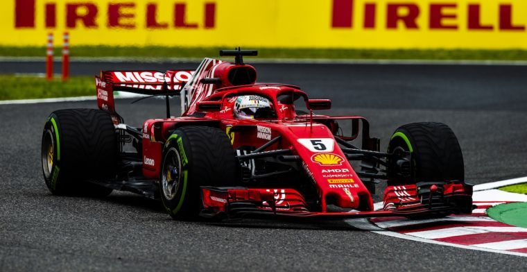 Vettel holds off Mercedes to win FP3 in Brazil