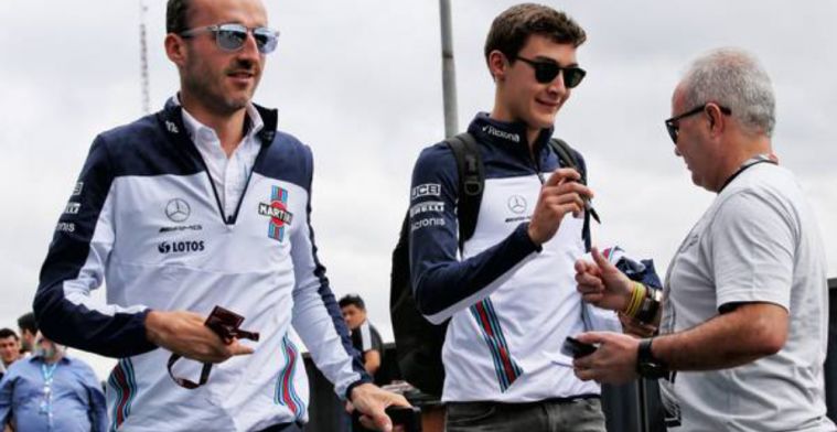George Russell is buzzing to drive alongside Robert Kubica