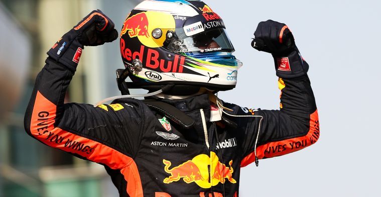 Ricciardo takes to Instagram to thank Red Bull for memories