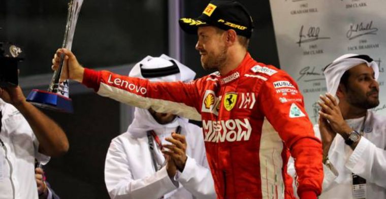 Christmas message from Vettel to Ferrari: I'll give everything again in 2019