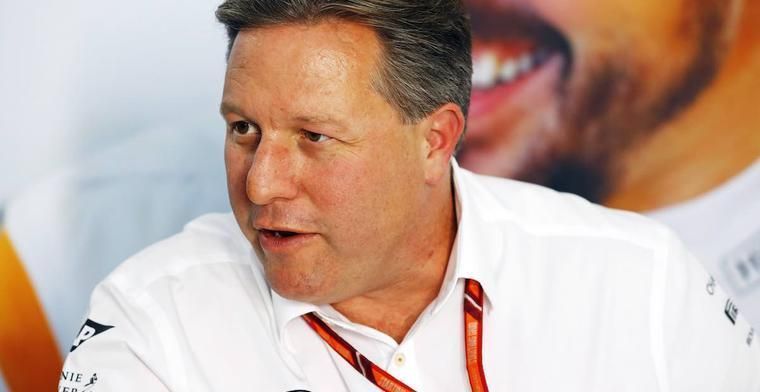 Zak Brown has presented a five-year plan to start winning races at McLaren