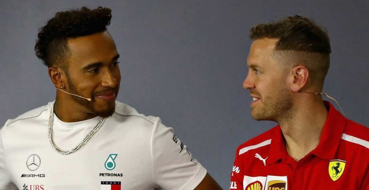 Hamilton explains why he swapped helmets with Vettel