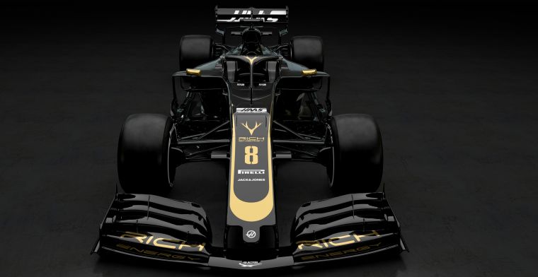 This is the new livery for the Haas 2019 Challenger