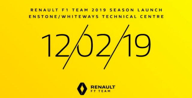 LIVE: The presentation of the Renault RS19 for the 2019 F1 season