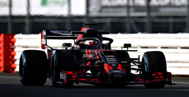 Photo's of Verstappen on track in his new RB15