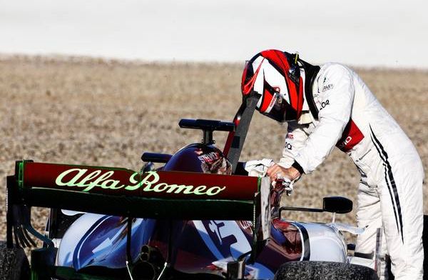 Kimi Raikkonen enjoyed the first test runs with Alfa Romeo