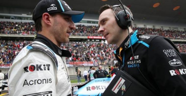 Kubica struggling with race pace against Russell