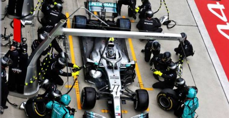 Bottas was questioning Mercedes' pit decision 