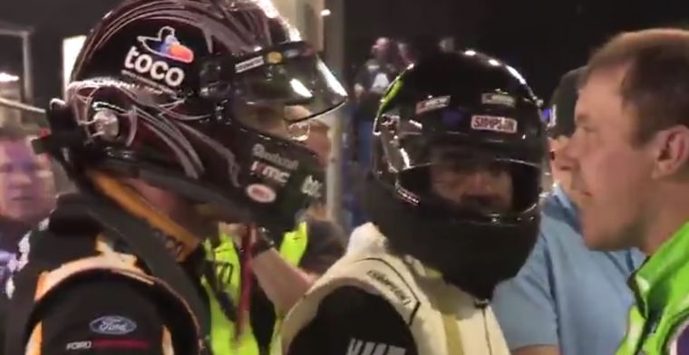 NASCAR driver throws punches after chequered flag!