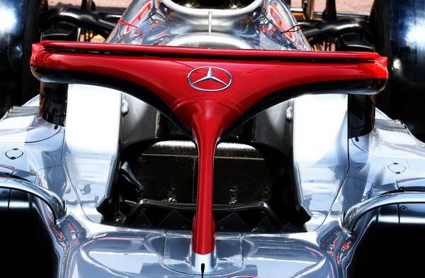 Look: Mercedes attach red halo in memory of Niki Lauda