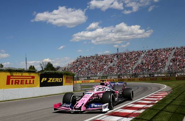 Perez not fussed about split strategy used by Racing Point in Canada