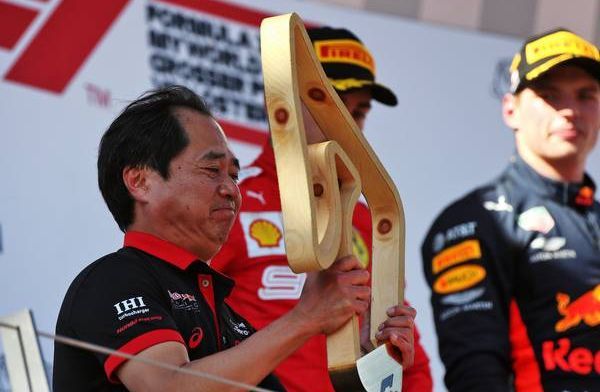 Honda boss admitted he didn't know what to do on podium after first win!