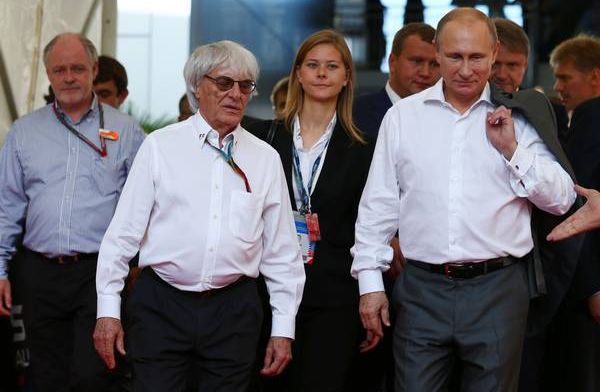Bernie Ecclestone would take a bullet for Vladamir Putin 