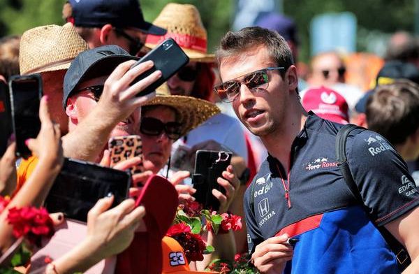 Daniil Kvyat hopes to make it to the birth of his first child after the British GP