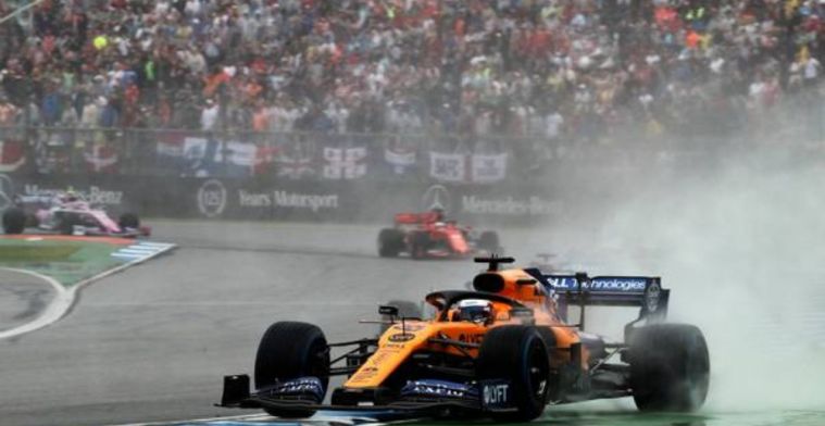 Carlos Sainz congratulates McLaren team after intense German Grand Prix