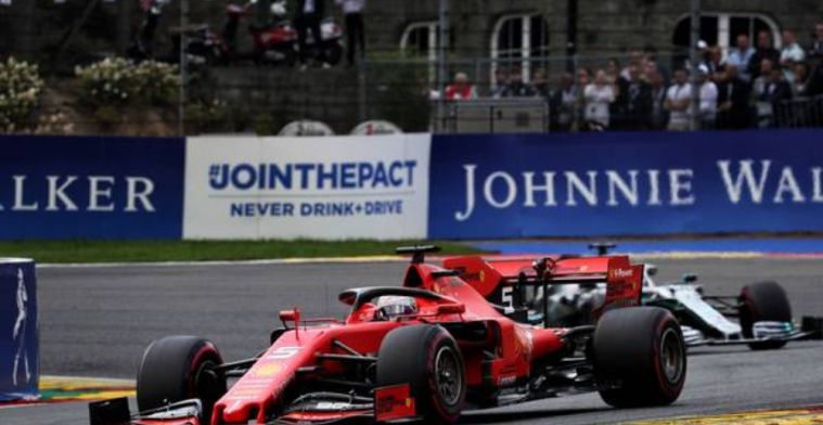 Vettel was never comfortable during Belgian Grand Prix