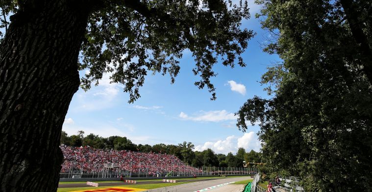 Provisional starting grid for the Italian Grand Prix