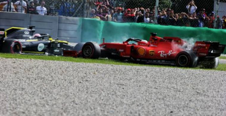 Vettel three points from a race ban!