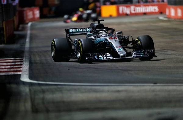 Watch: Lewis Hamilton's pole-lap around Marina Bay Street Circuit in 2018!