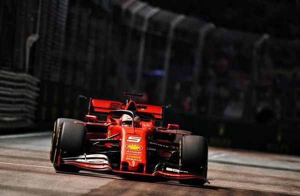 Sebastian Vettel was surprised to come out ahead of Charles Leclerc