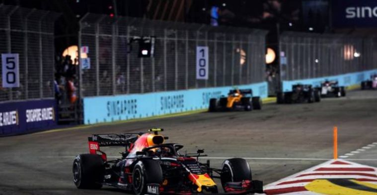 Alex Albon reflects on first Singapore Grand Prix