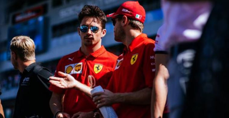 Vettel: It's a bit early to say Leclerc his quickest teammate