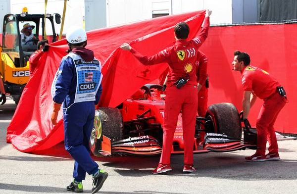 Ferrari to assess the damage caused to Charles Leclerc's engine