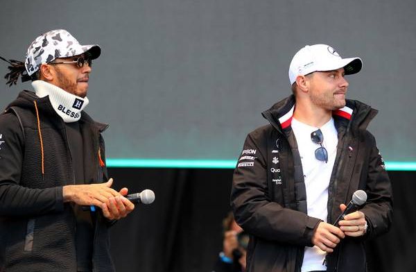 Hamilton praises Mercedes fans after another Formula One World Championship double