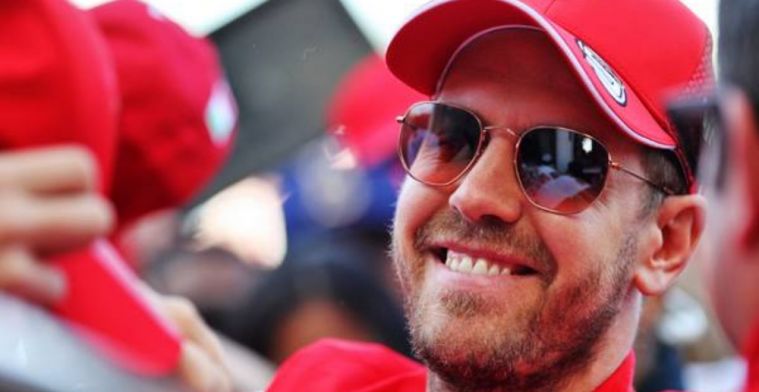 Vettel happy for Hamilton but disappointed Ferrari aren't in contention