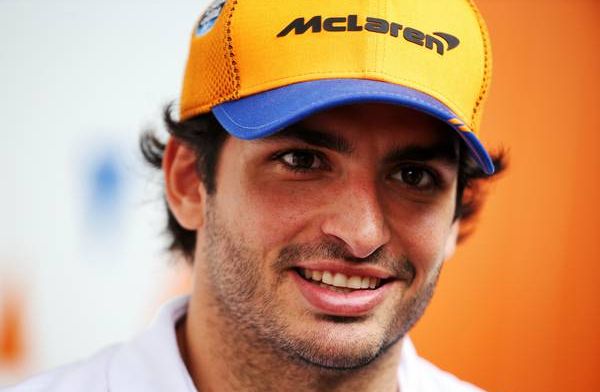 Extremely happy Carlos Sainz reviews his first ever F1 podium 