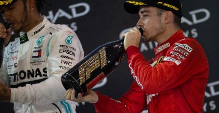 Leclerc opens the Ferrari door for Hamilton