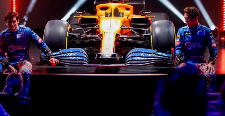 How does last season's McLaren compare to the MCL35?