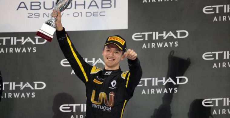 Renault sign Formula 2 star Guanyu Zhou as F1 test driver for 2020!
