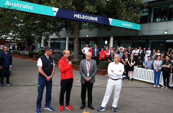 Chase Carey explains the task to reschedule the Australian Grand Prix