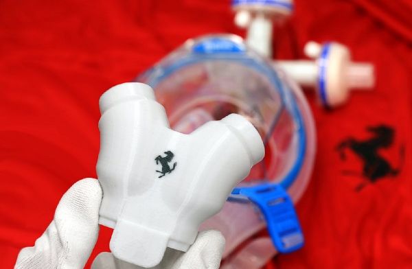 Ferrari produces protective masks for hospitals in Italy