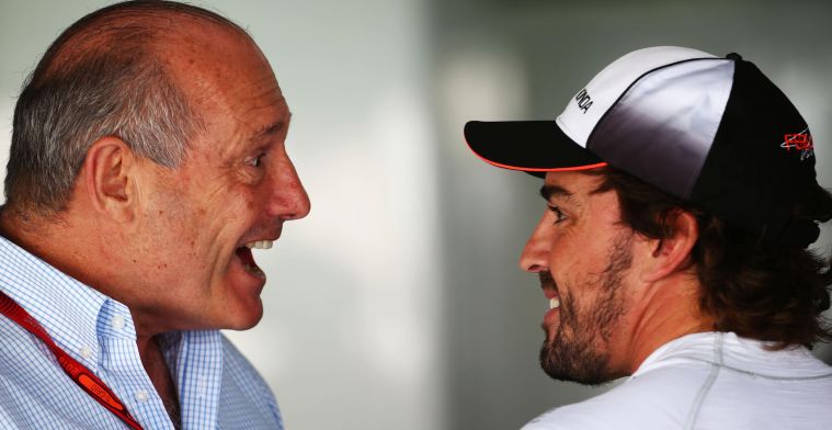 How Alonso rushed Dennis' head: ''He knew that, of course''.
