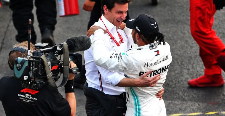Wolff and Hamilton: ''Competition needs to do the talking on the track''