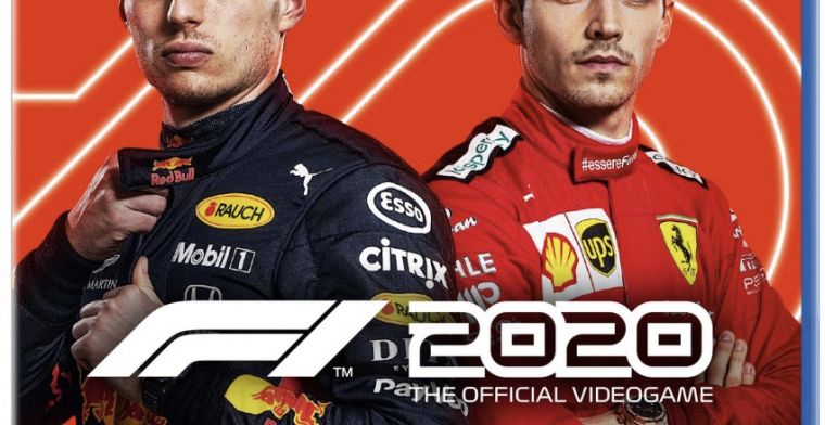 Max Verstappen and Leclerc together on the cover of the latest F1 2020 game