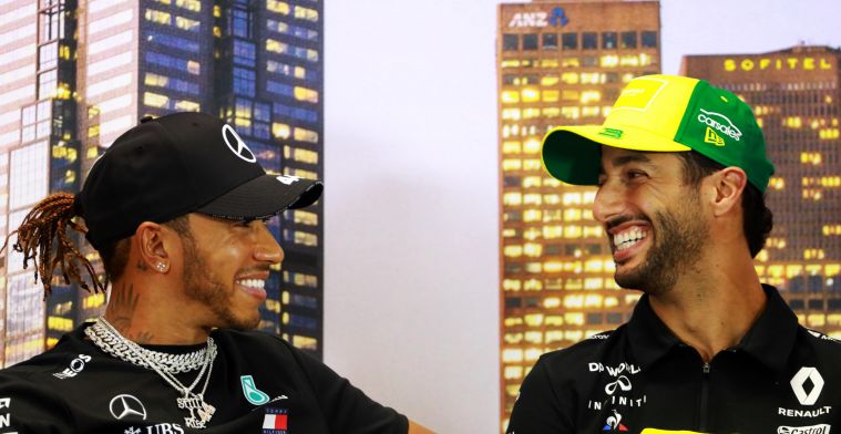 Hamilton looks at Verstappen: ''Never easy to win experience''