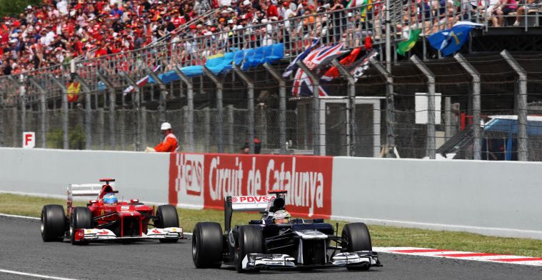 The Grand Prix of Spain in 2012: Pastor Maldonado's day